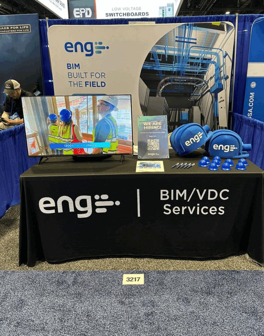 ENG booth  at NECA 2025