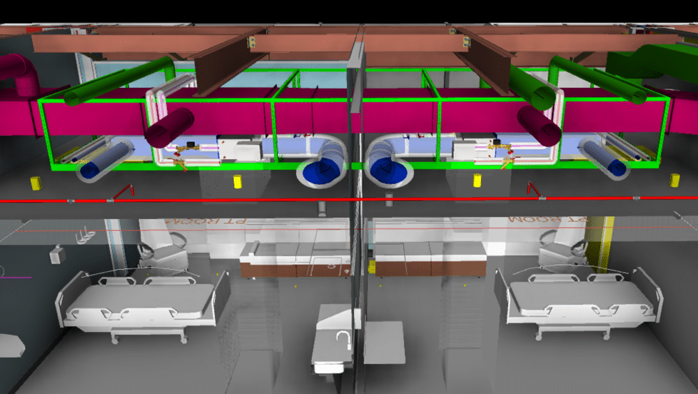 How BIM Prefabrication Helped MEP Contractors at Penn State Lancaster Medical Center