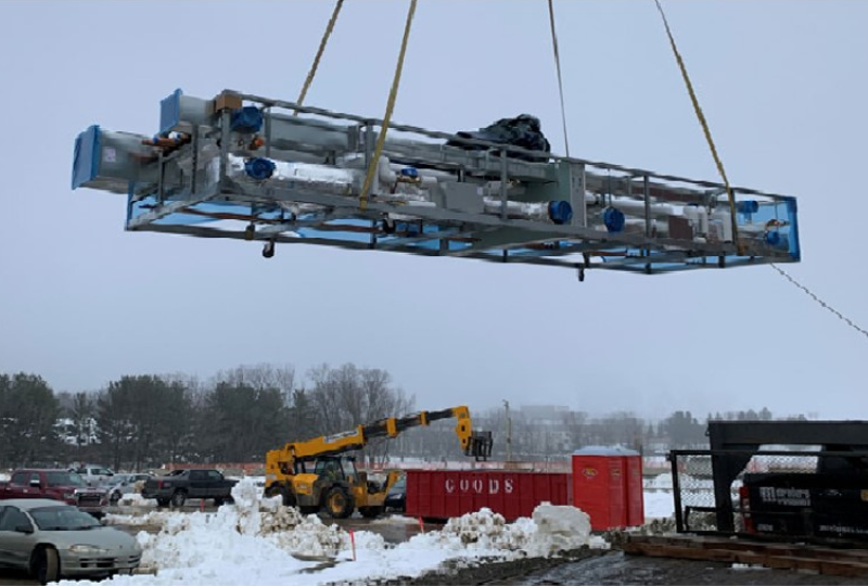 prefabricated multi-trade rack