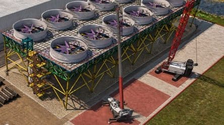 Dry-Cooler Installation With 4D BIM